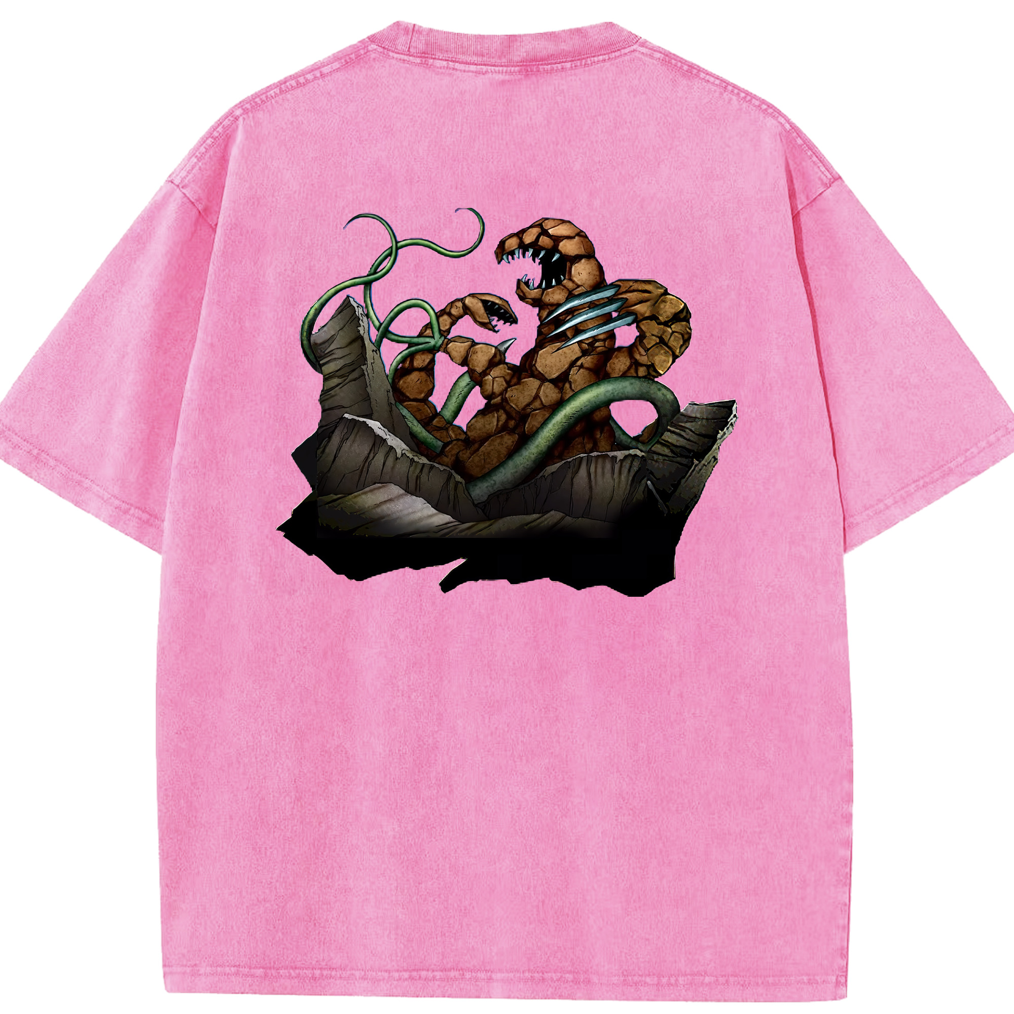 （画像用） 遊☆戯☆王 Yu-Gi-Oh! 綿100% ヴィンテージ風 半袖Tシャツ（背面プリント）